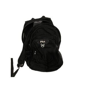 FILA Mesh Black School Backpack